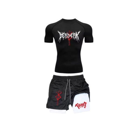 Men’s Compression Fitness Suit (Anime)