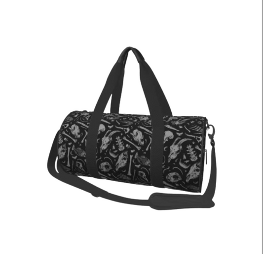 Fitness Duffle Bag-Waterproof (Bones-Skull version)